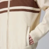 Momeck men's striped color-blocking knitted jacket for winter 2024, new stand-up collar sweater men's coat 21896 Application Scenario